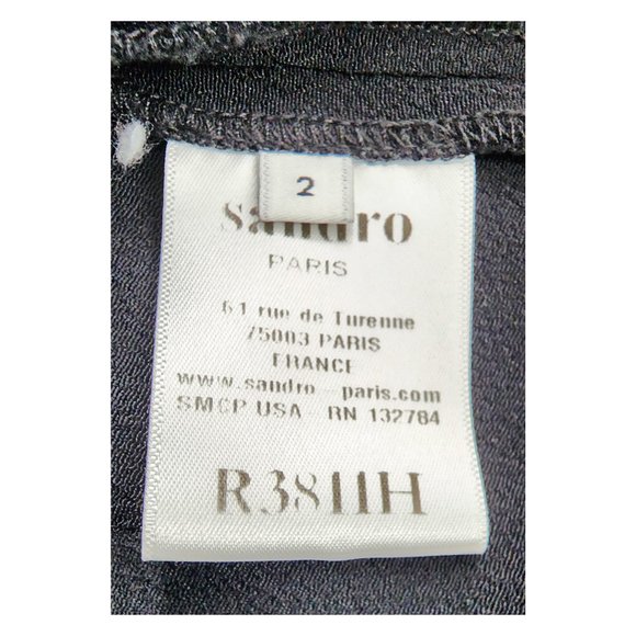 SANDRO Sleeveless Cape Shirt Dress - Picture 4 of 8